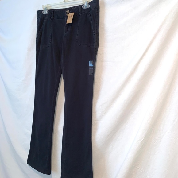 Hollister Women Social Stretch Navy Blue Pants Size 7R - Picture 7 of 12